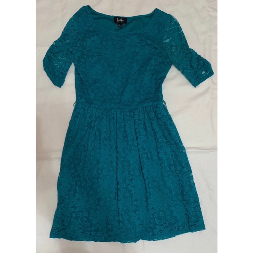 Lace Teal Dress